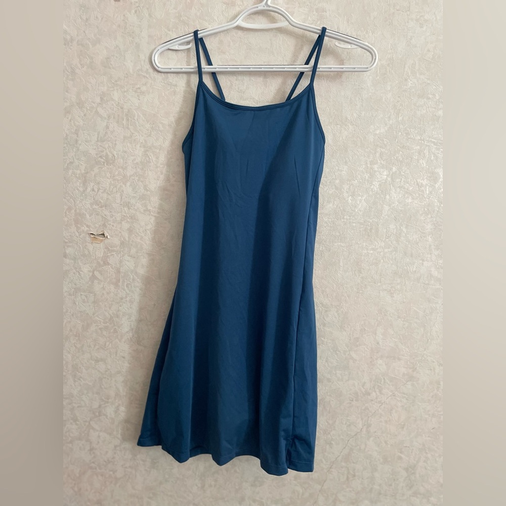Viligo women's small blue athletic romper dress
